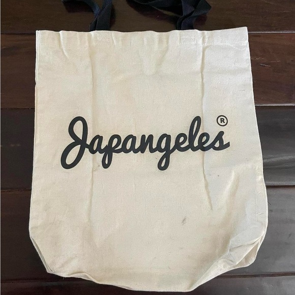 Cream Canvas Tote Bag - Picture 1 of 2